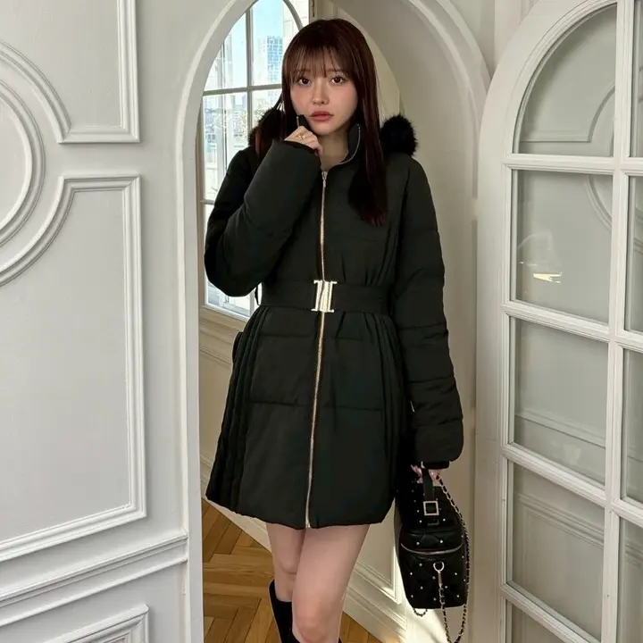 LIP SERVICE（リップサービス）｜ シェーディングライン中綿コート