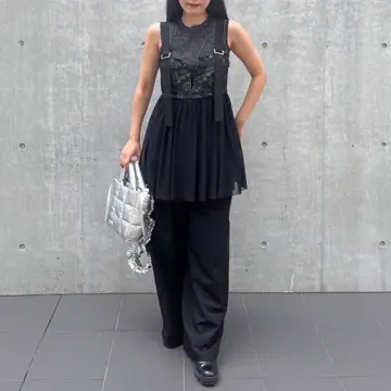 LADYMADE（レディメイド）｜ アシメリボンポケットタックワイド