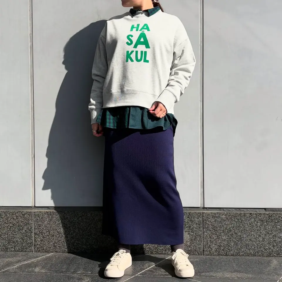 フロッキープリントロゴトレーナー | COO ONLINE