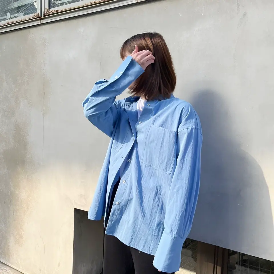SUMMER SALE】バンドカラーポケットシャツ | COO ONLINE