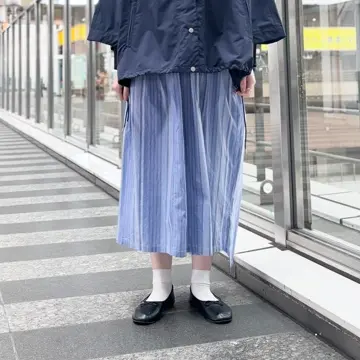 SPECIAL PRICE】先染タイプライターアシメトリードローストリングス