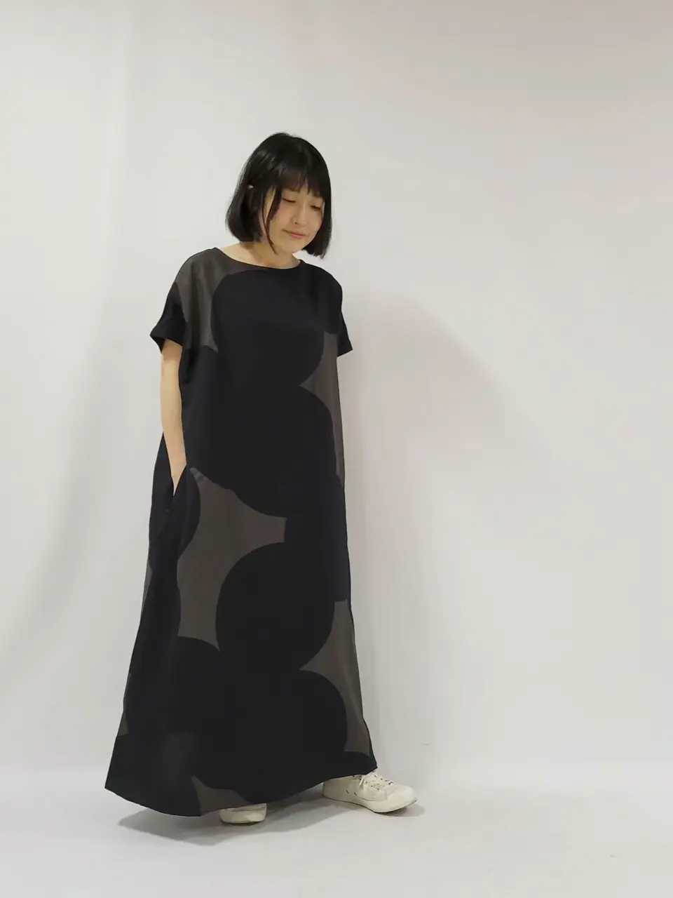 SUMMER SALE】Cornetリネンレーヨンもくもくプリント2way