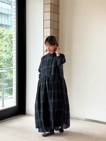 リネンタータンウエストタック切り替えワンピース | COO ONLINE