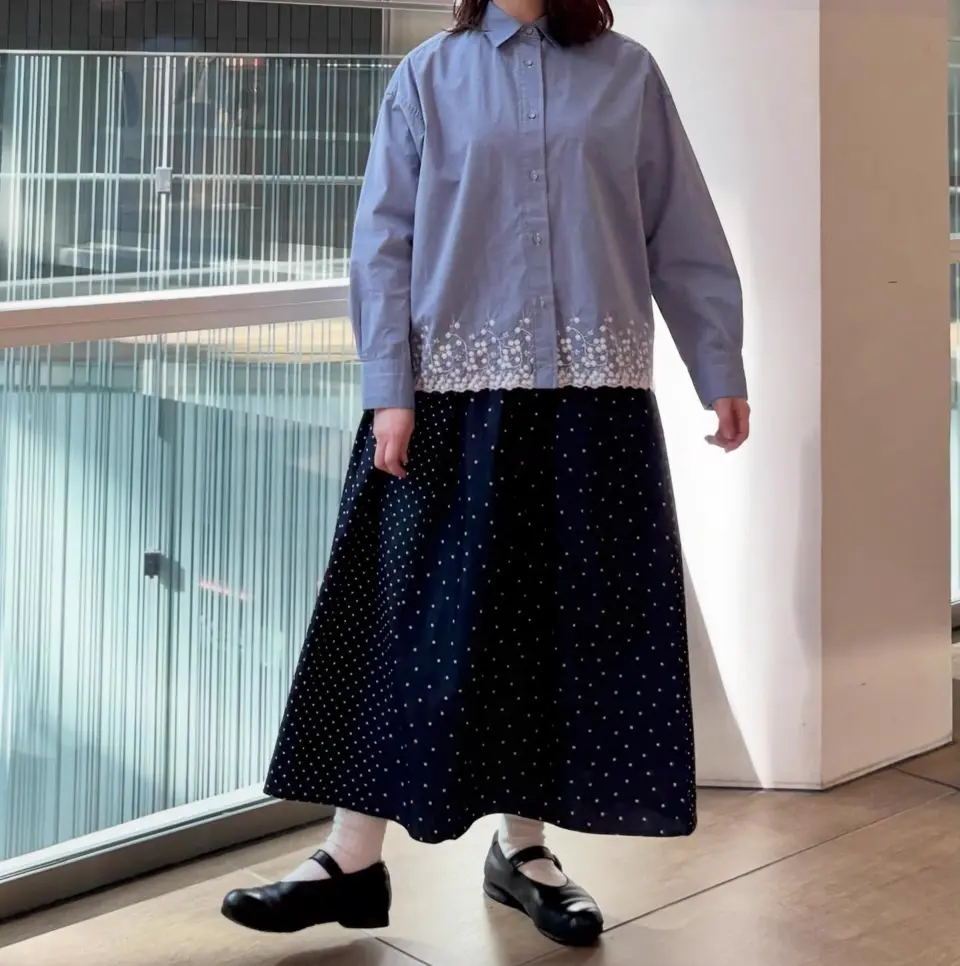 フロント刺繍オーバーサイズシャツ | COO ONLINE