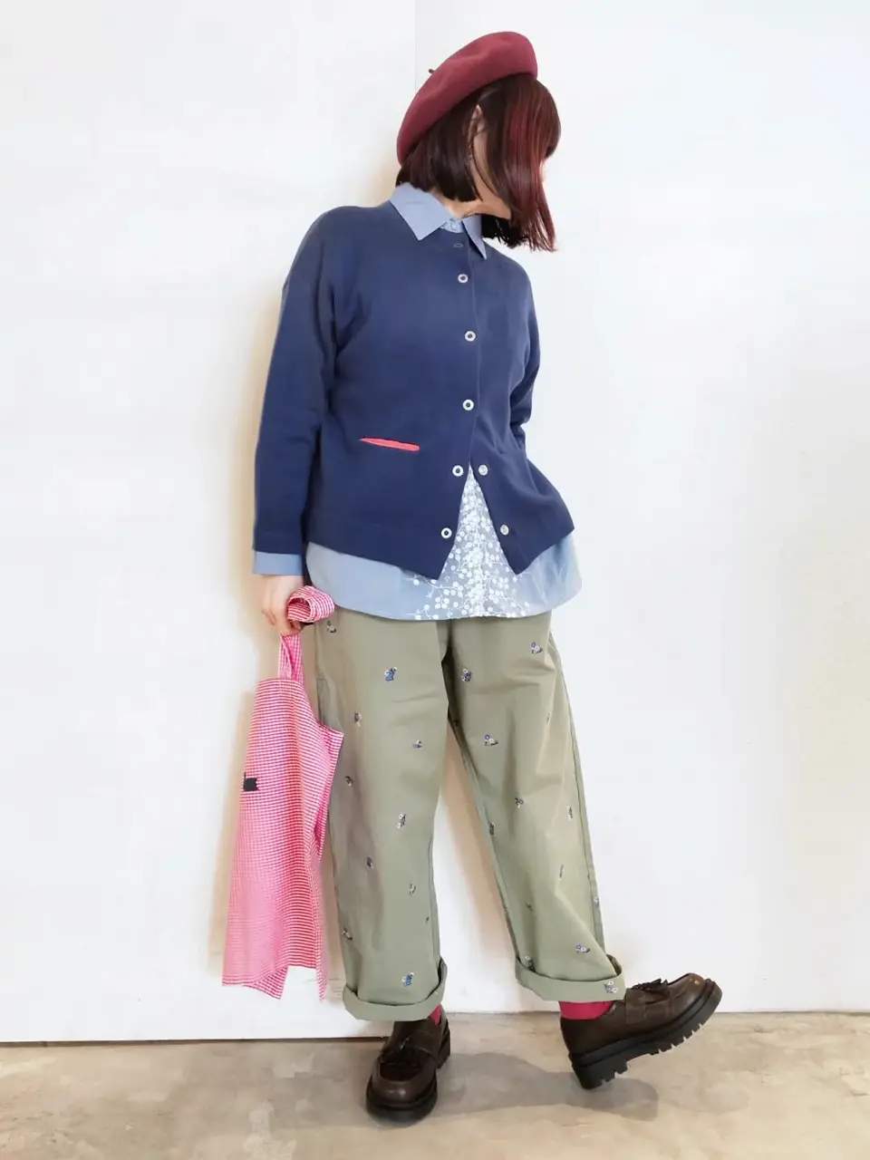 フロント刺繍オーバーサイズシャツ | COO ONLINE