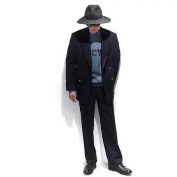 SCYE BASICS] Loden Cloth Double-Breasted Blazer - apartir ア