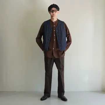 【超値下げ】ブルーナボイン bru na boinne ベスト BRU NA BOINNE] EM in NY VEST ブルーナボイン デニム ワーク