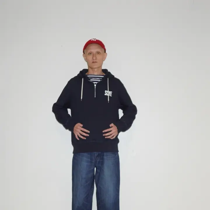 SCYE BASICS] Fleece Back Jersey Hoodie サイベーシックス 裏起毛