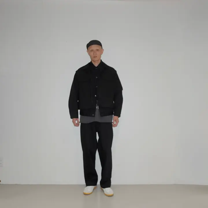 BRUNABOINNE] PARADOX ZIP SHIRT ブルーナボイン パラドックス ジップ