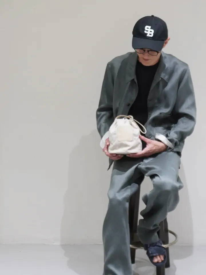 Scye Linen Sateen Cropped Work Jacket / リネンサテン クロップド
