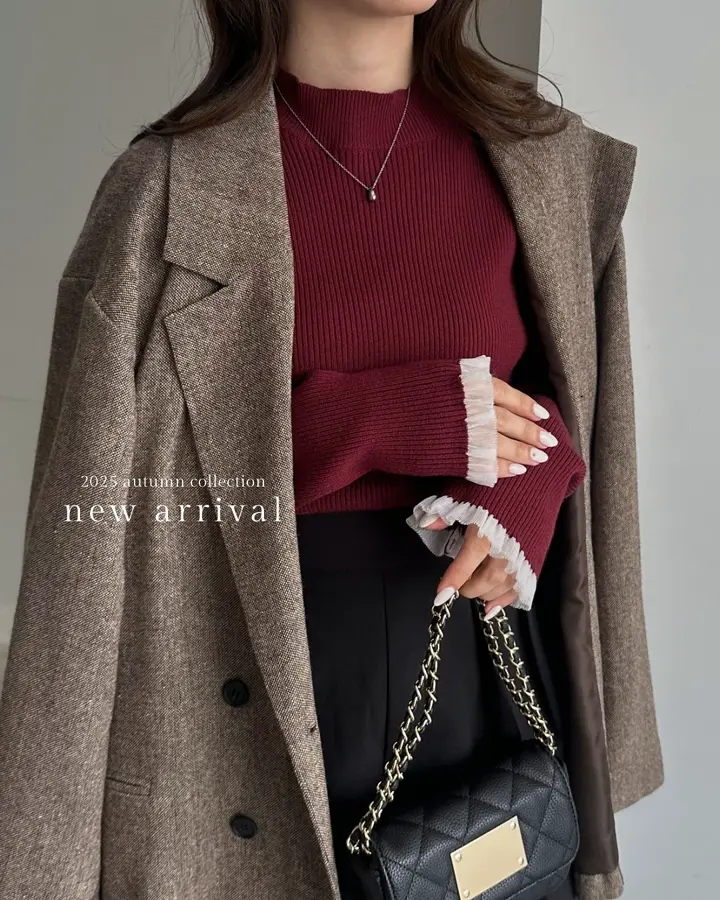 チェック柄ポンチョ風コート - ベルーナ【公式】