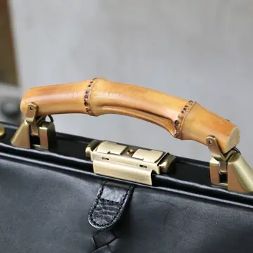 ダレスバッグ ドクターズバッグ リザード レザー 牛革付属 豊岡