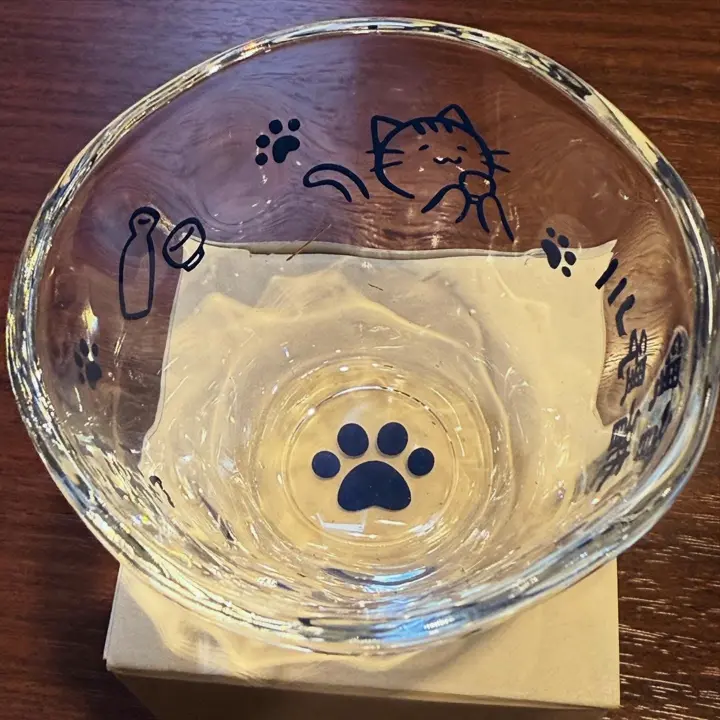 たてにゃん お猪口 5勺 ピンク｜ねこラベル 日本酒 【楯の川酒造公式