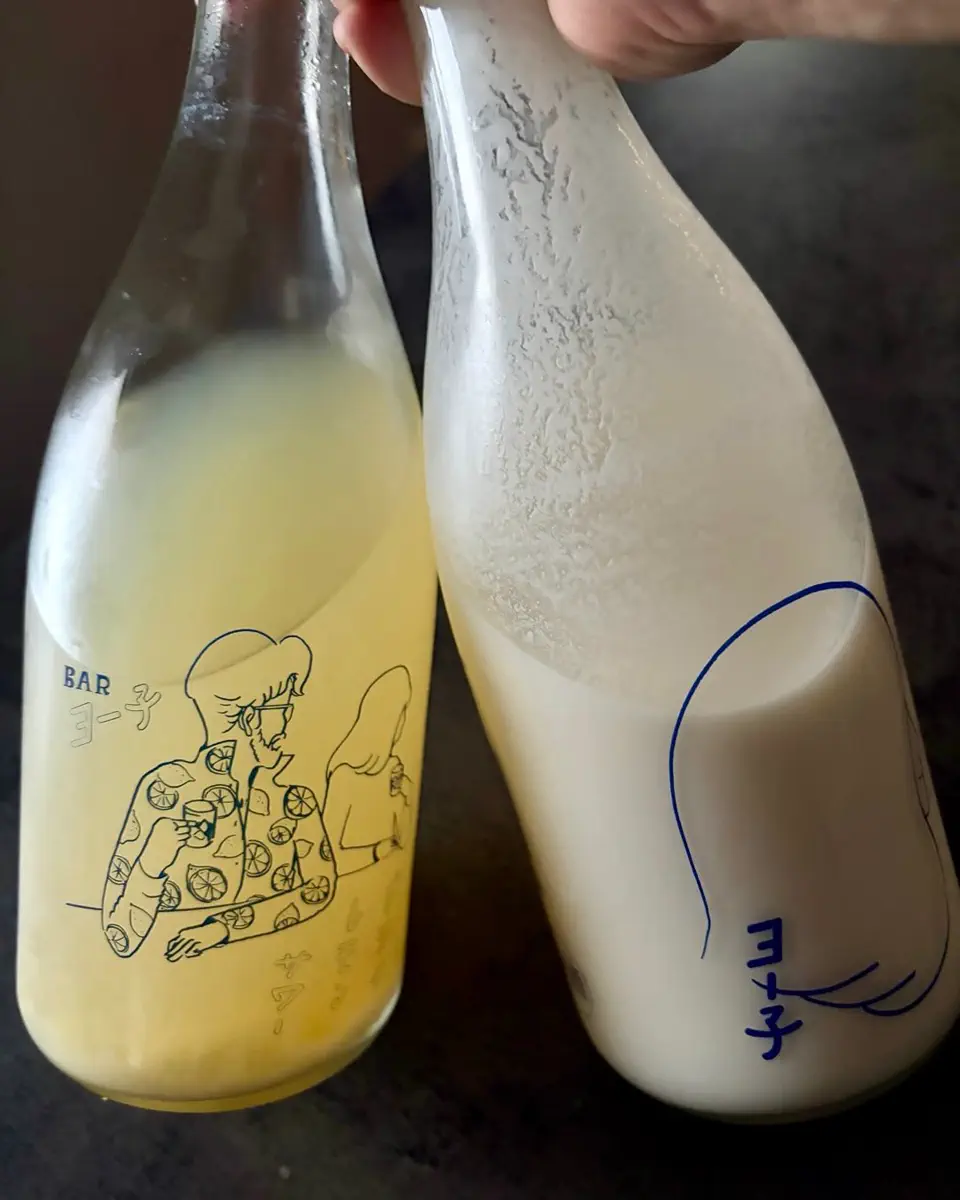 ヨー子 720ml｜BARヨー子 ジャージーヨーグルト×純米大吟醸 【楯の川