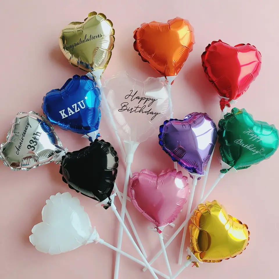 スティックバルーン2P SV／GD【公式】≪1個からお届け