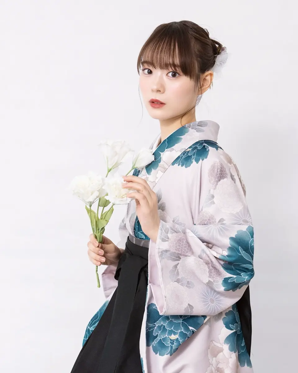 155】七五三 髪飾り 着物リメイク ヘッドドレス オレンジ 成人式