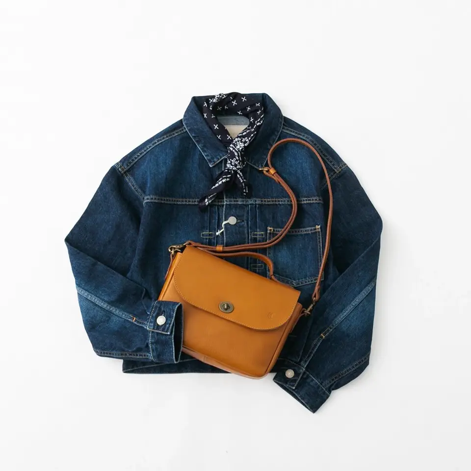 soi-e ソワ コットンリネン デニム パンツ 821019