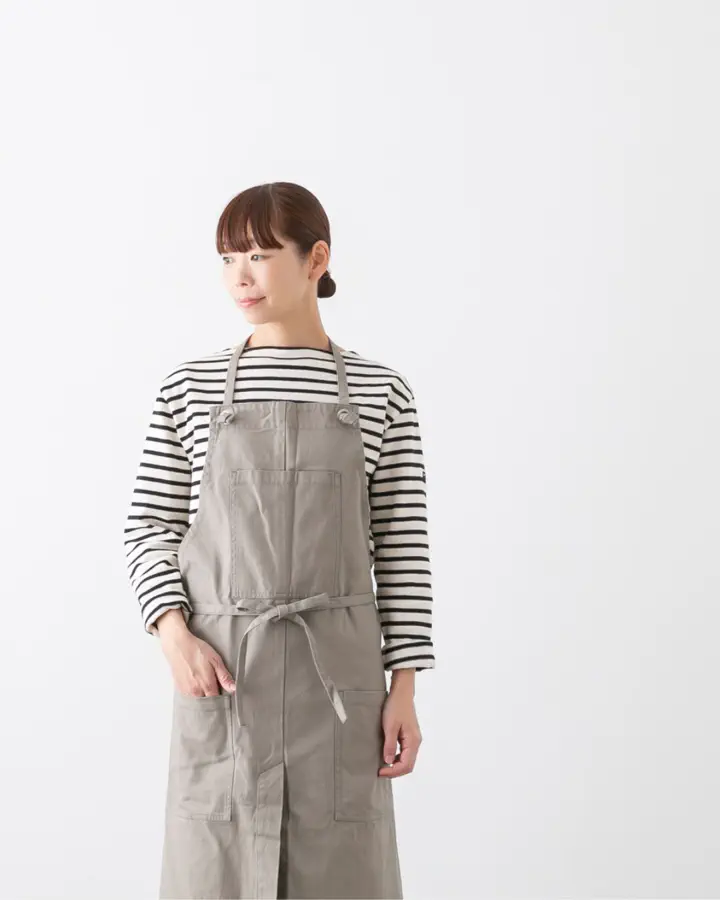 HTS エイチティーエス LINEN KERSEY BAKER PANTS コットン リネン