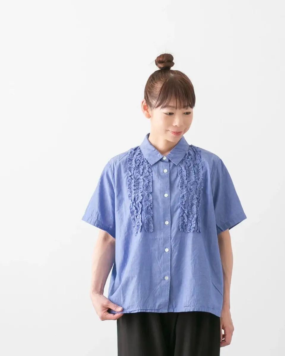 Americana アメリカーナ ワイド ロールアップ ロゴ Tシャツ AMRCN 4色