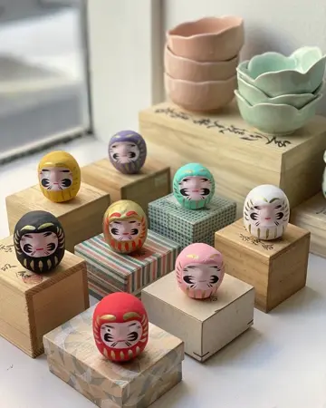 ヤチコダルマ　ピンクハウス　PINKHOUSE 縁起物　民芸品　だるま　達磨 ヤチコダルマ ピンクハウス PINKHOUSE 縁起物 民芸品 だるま 達磨