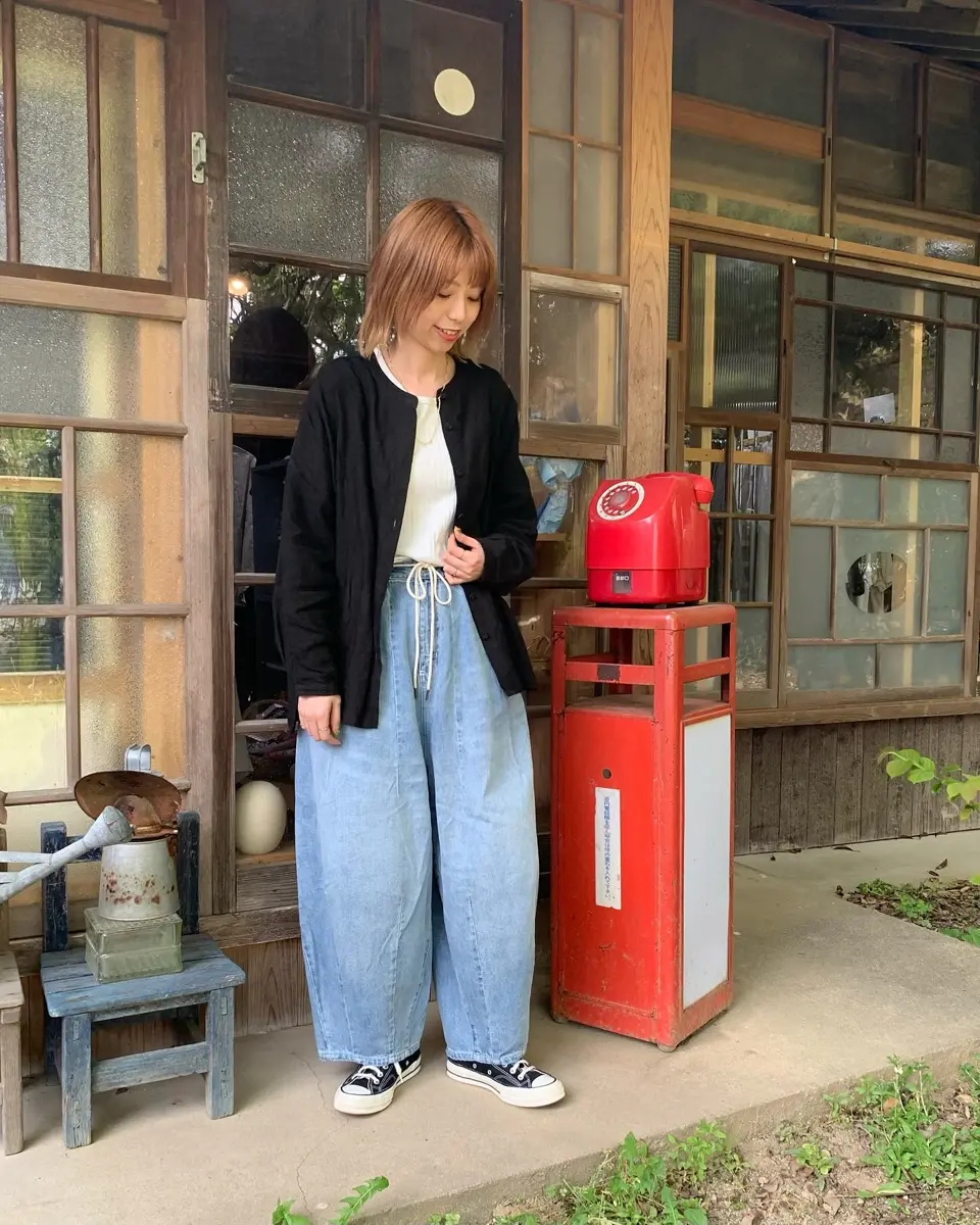 UNPLE(アンプル) コットンデニムタックバルーンパンツ 楽天市場】【送料無料】UNPLE(アンプル) コットンデニムタック