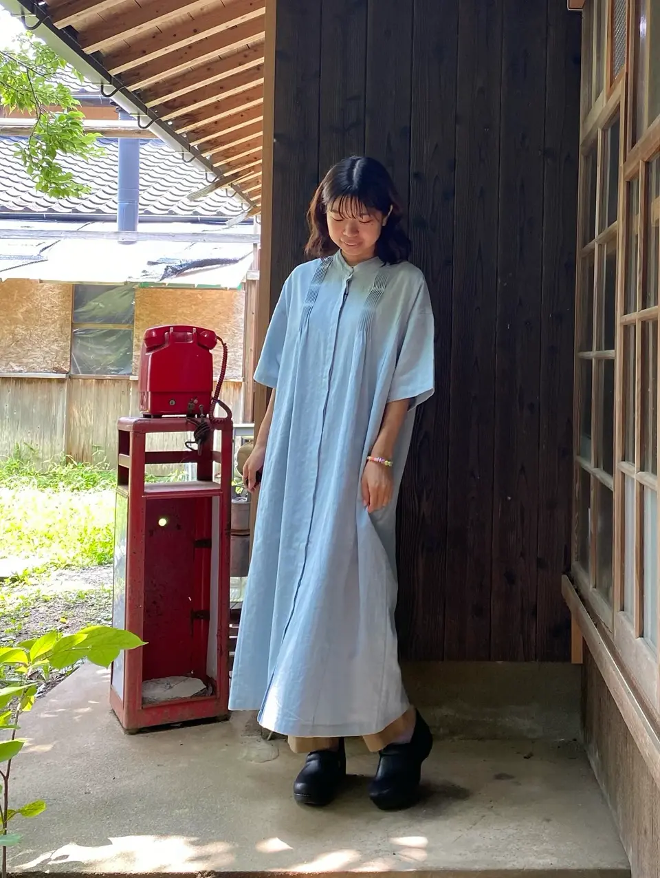 YURK】ラミータックワンピースーリネン服と暮らしの雑貨「麻と木