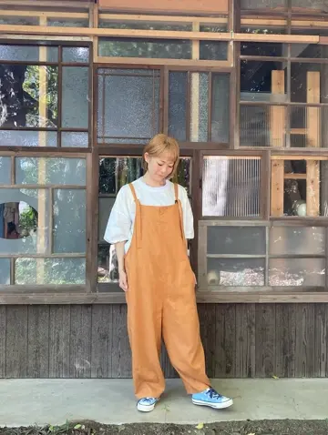 YURK/ユルク バルーンサロペット-リネン服とくらしの雑貨l麻と木と・・・