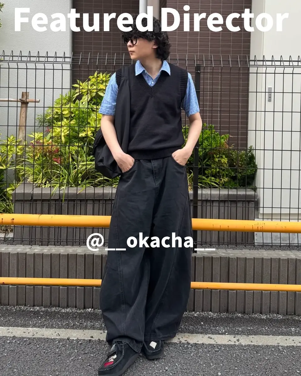 ブラックバギーデニムパンツ OK0046 – YOLO（ヨロ