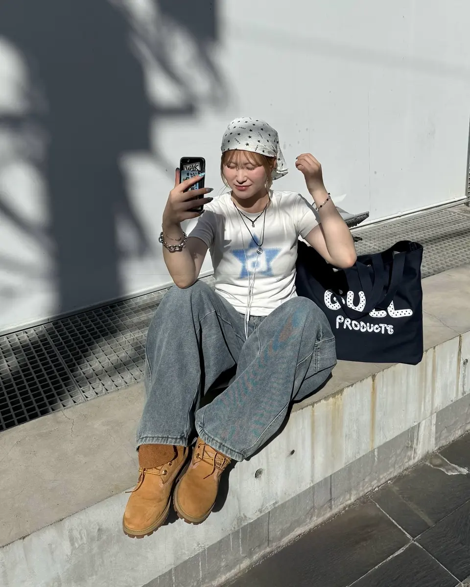 インディゴバギーデニムパンツ OK0012 – YOLO（ヨロ