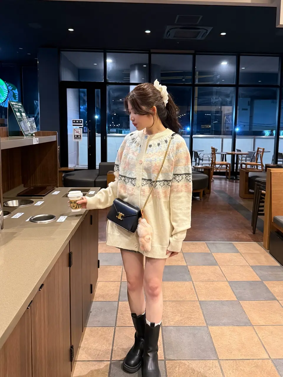 A037 ずみちゃん ラウンドネックボタンニット KA1240 – YOLO（ヨロ