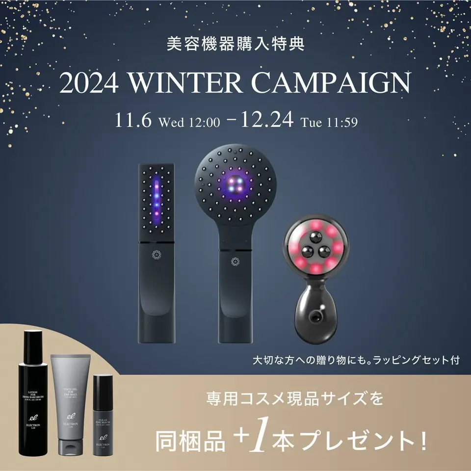 Electron 美顔器 グレー 収納袋付き
