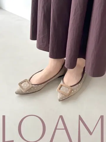 ロッタデザイン ポインテッドフラットバレエ made in japan｜LOTTADESIGN.