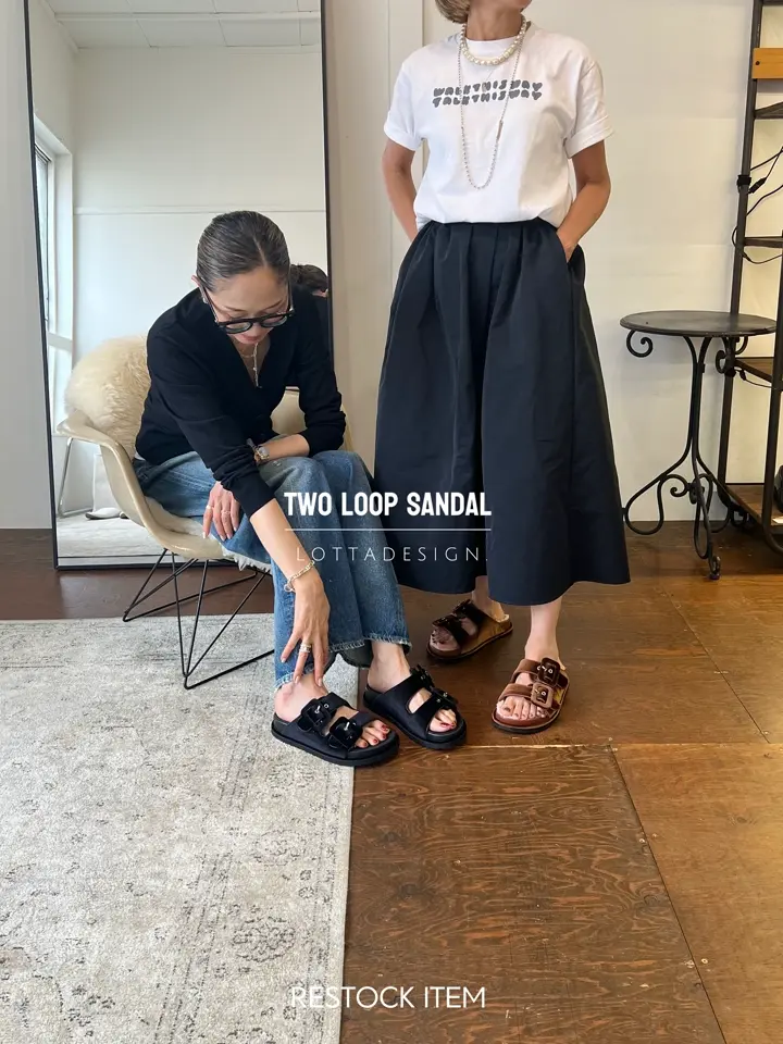 LOTTADESIGN.ロッタデザイン TWO LOOP SANDAL LOTTADESIGN.ロッタデザイン TWO LOOP SANDAL LOTTADESIGN.ロッタ