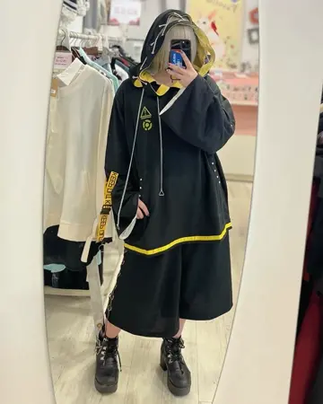 最短即日出荷】パーカー ユニセックス 七分 アレンジ スタッズ