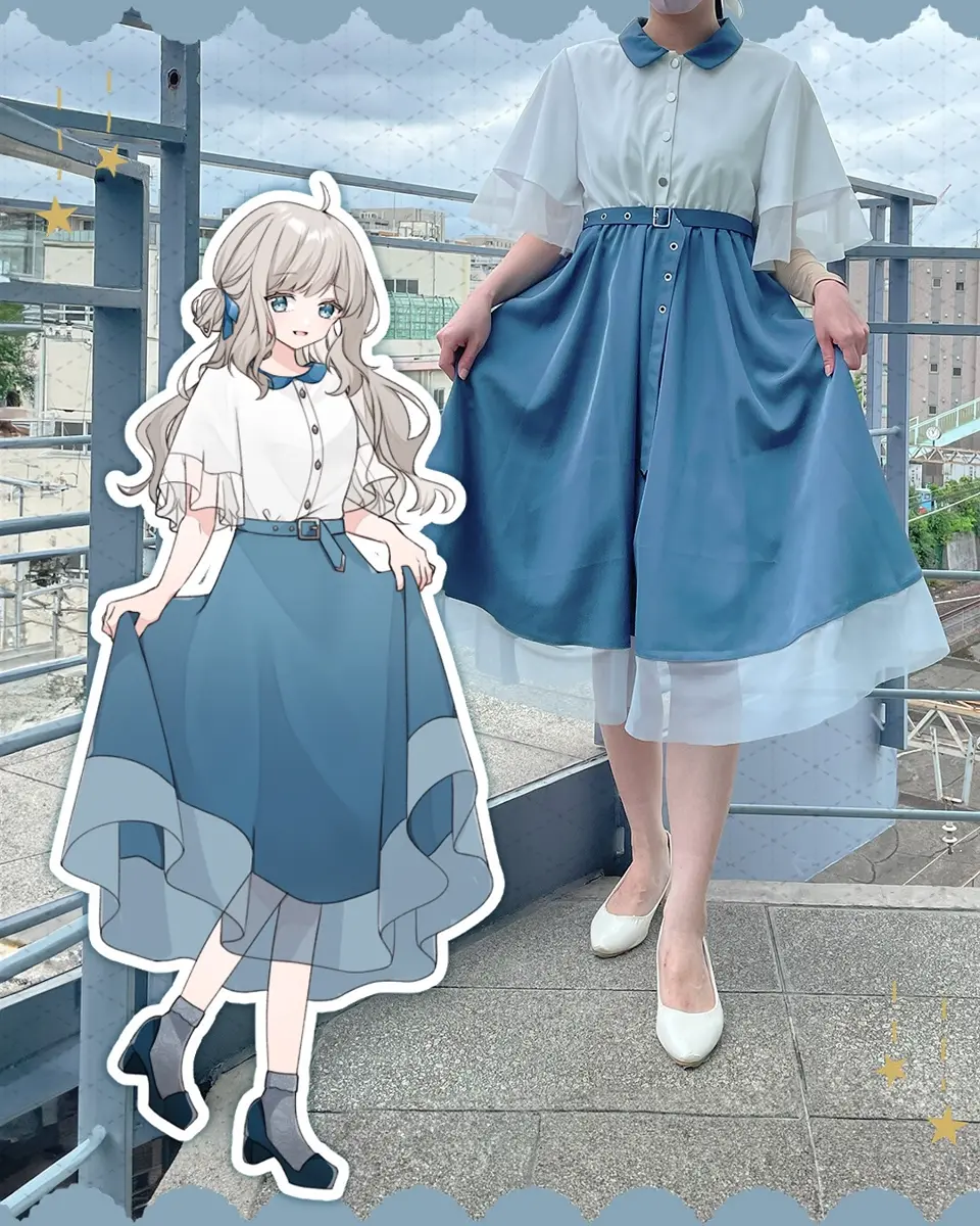 favorite 文学少女モチーフワンピース 最短即日出荷】文学少女のカフェワンピース|Favoriteオリジナル