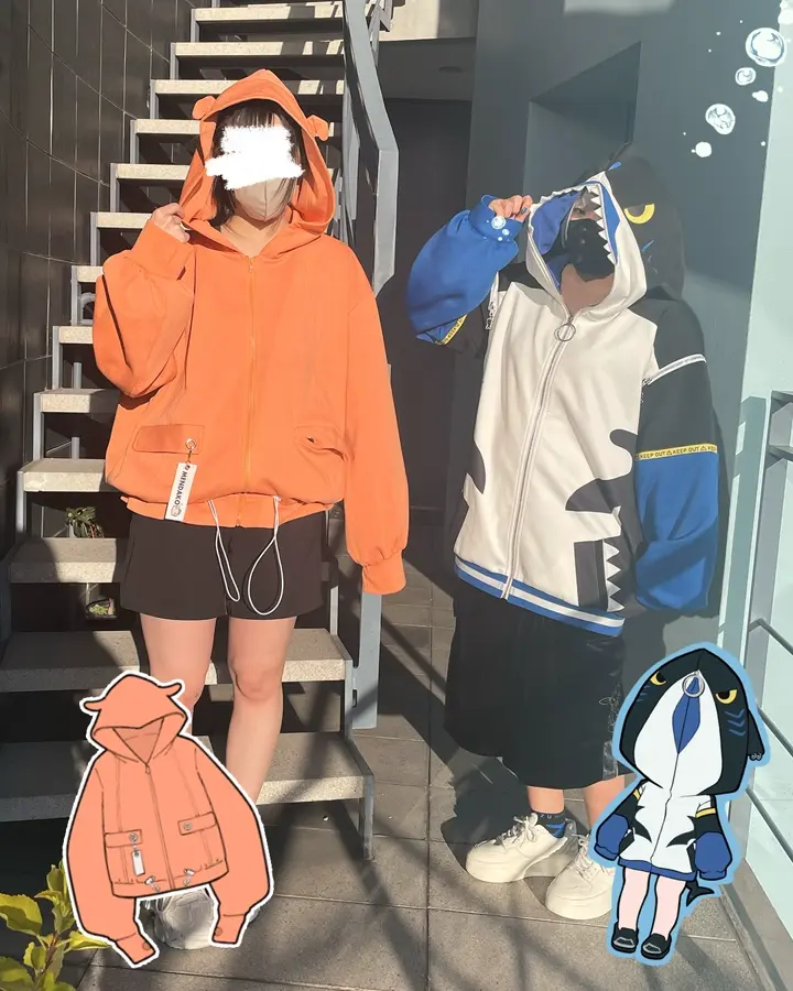 Favorite水族館へようこそ＊半袖・涼しげ・サメやシャチモチーフの