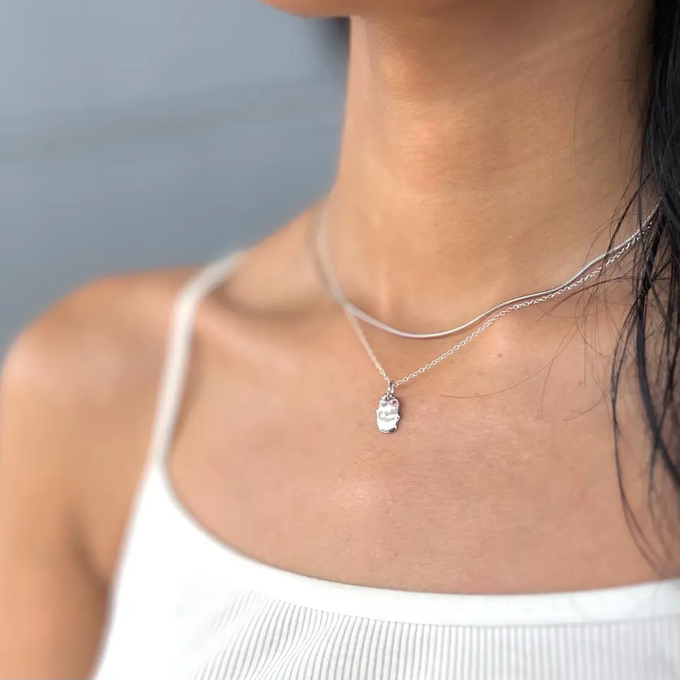 天然石ルビー ストーン シルバー925製 ペンダントトップ｜全ての