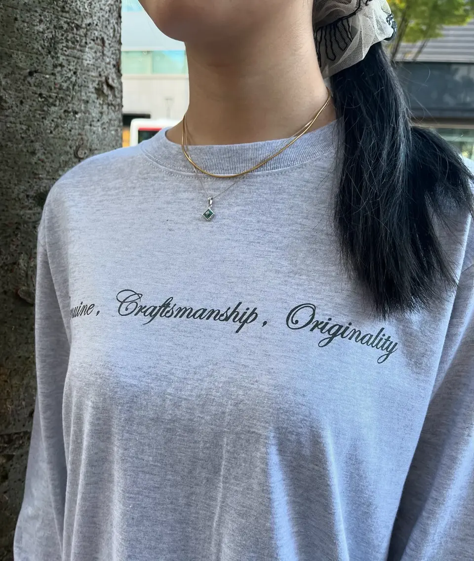 SAAD 24AW アラベスク グラフィック LS/TEE 長袖Tシャツ