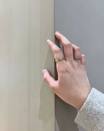 アラベスク シルバー925 K24（24金）ゴールドプレートリング/指輪