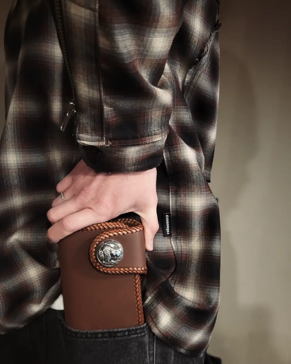 バッファロー・ニッケルモチーフ シルバー925コンチョ｜全てのレザー