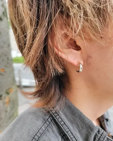 スワロフスキー　シルバーピアス