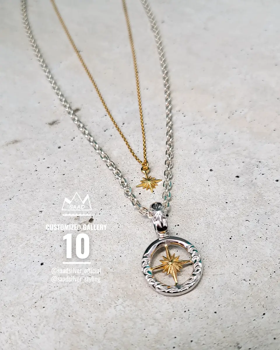 SAAD サード シルバー 925 太陽神 サンシンボル アラベスク バングル