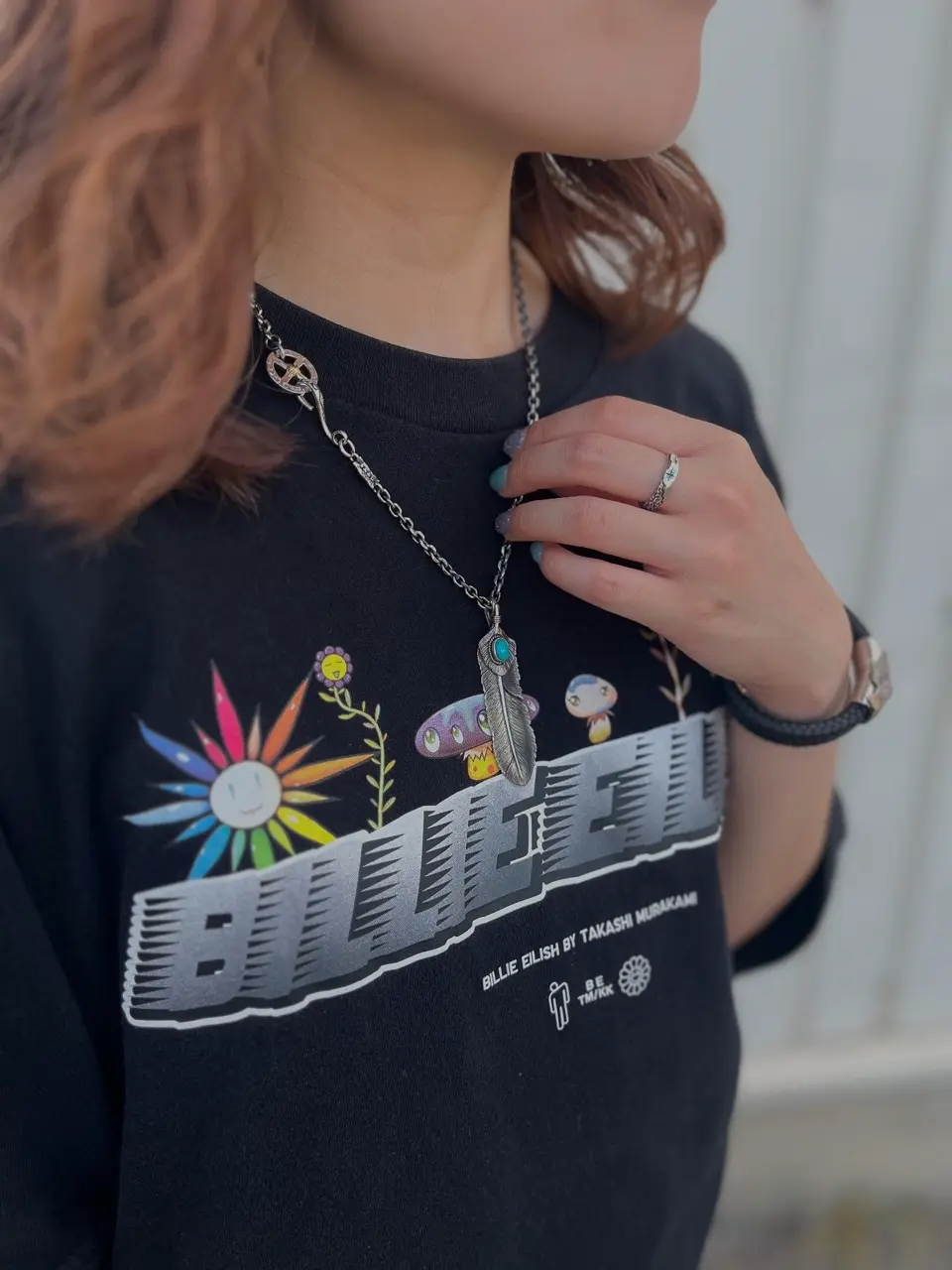 SAAD◎フェザー◎SILVER925◎ターコイズ◎ネックレストップ◎ペンダント フェザー(左向き)天然石ターコイズ ストーンペンダントトップ