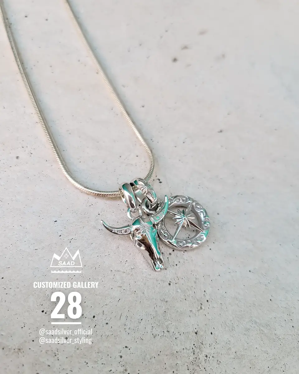 アラベスク サンシンボル シルバー925ペンダントトップ｜Silver