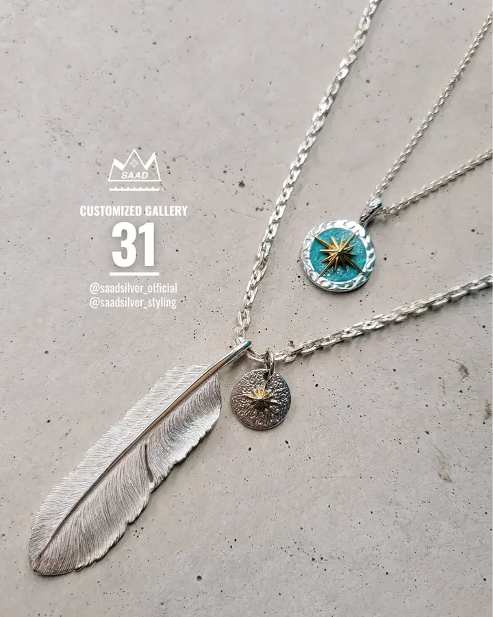 サンシンボル シルバー925製 K18（18金）ゴールドプレート ペンダント