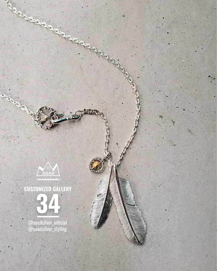 SAAD サード あずき チェーン シルバー925 45cm 幅3mm 美品 【公式通販】