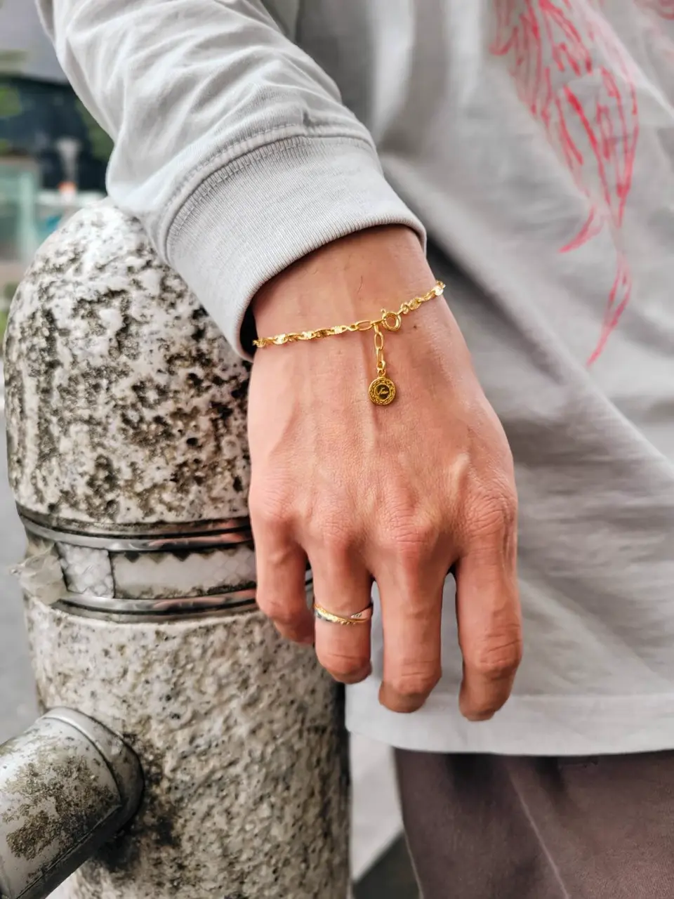 美品 SAAD Sana シルバー925 ピンクゴールド チェーン ブレスレット Sana チェーンブレスレット レディースアクセサリー シルバー925