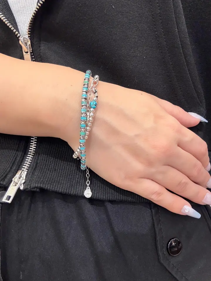 LIBERTY BEADS COLLECTION / ビーズブレスレット 幅約4.0mm｜全ての