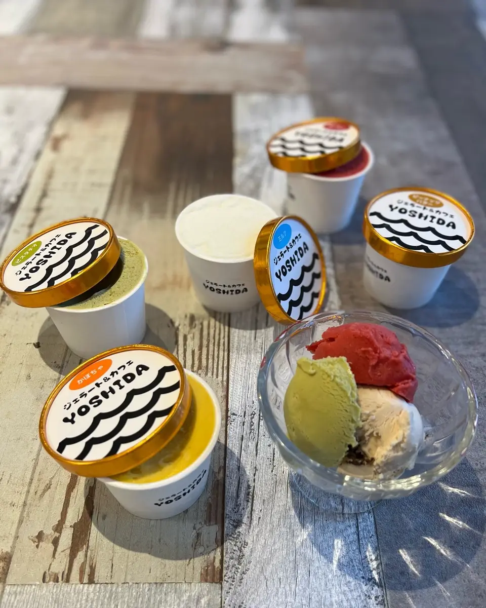 新潟直送計画】ジェラート詰め合わせ – ジェラート＆カフェ YOSHIDA