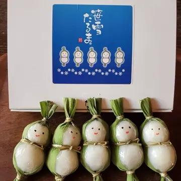 新潟直送計画】笹雪だるま（つぶあん） – 魚沼耕房 美つ星屋